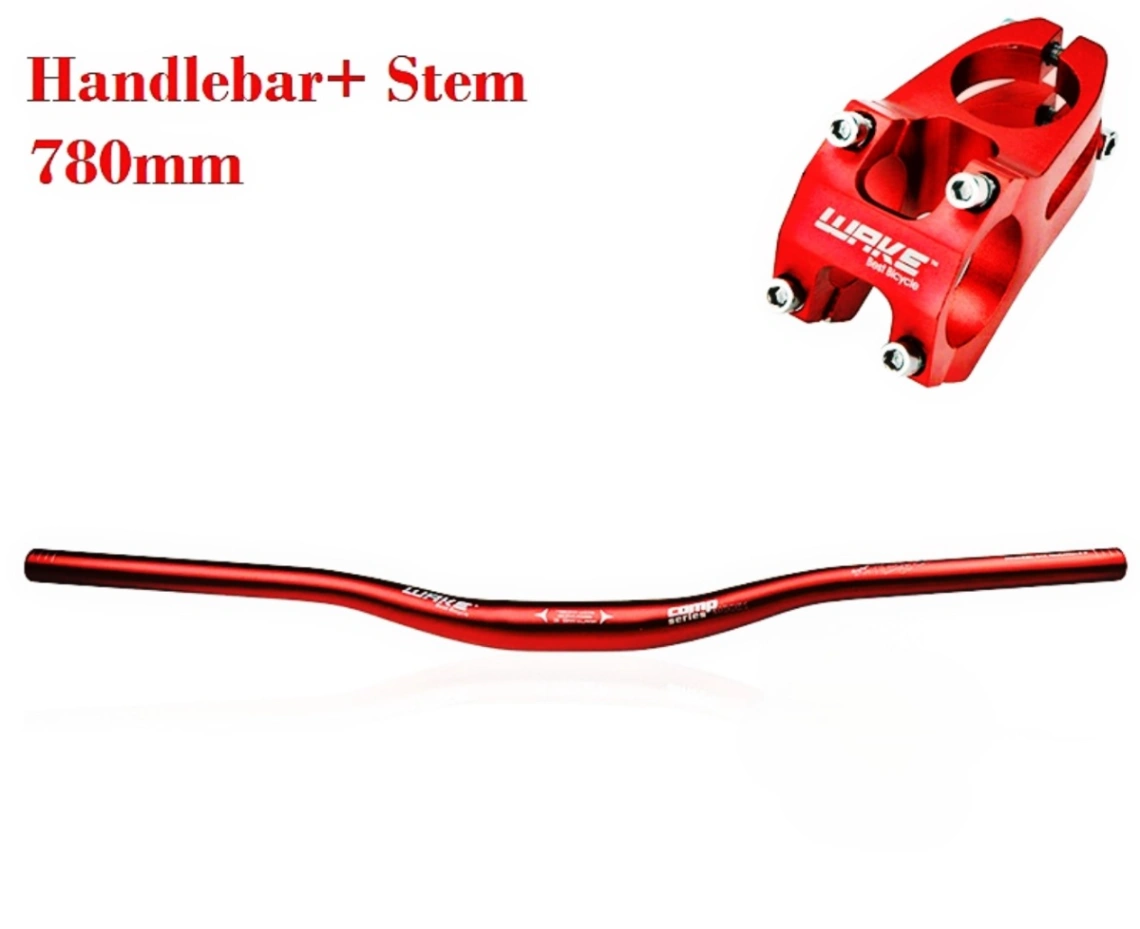 MTB Bike Handlebar+ Stem Bicycle Handlebar With Stem Combo 4