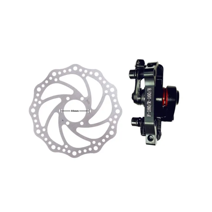 Bicycle Disc Brake Set F R Full Set MTB Bisikal Brek Disc caliper 1pc Brak 1pc Disc 1