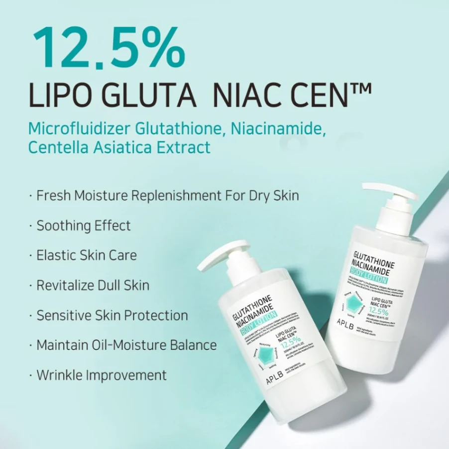 Aplb Glutathione Niacinamide Body Lotion 300ml 4