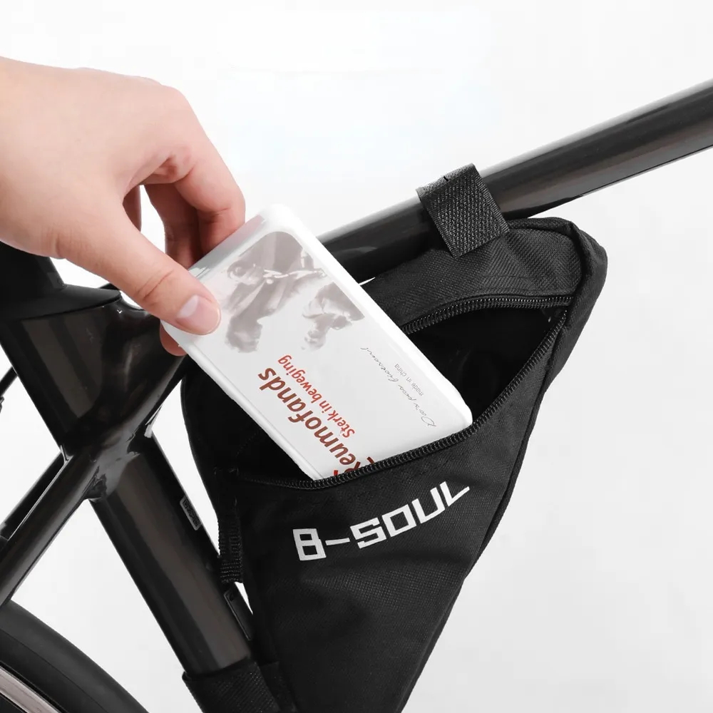 Mountain Bike Bag Triangle Waterproof Cycling Bag Front Tube Frame Bag Bicycle Accessories thumbnail 3