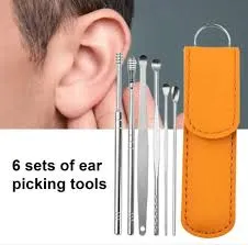 6PCS Ear Pick Set Portable Ear Cleaner Set Stainless Steel With Lather Case 26 Ratings1 Answered Questions thumbnail 3