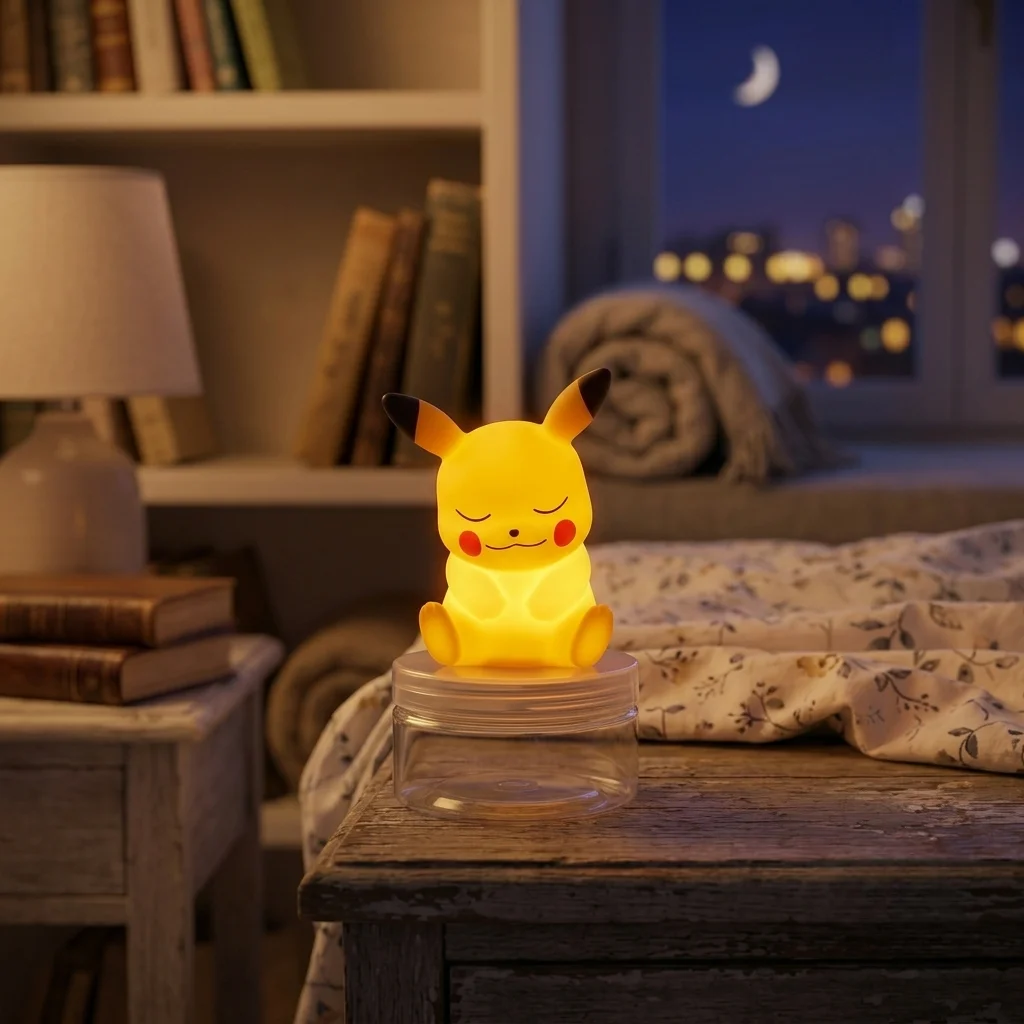 Pikachu LED Night Light – Cute Decorative Table Lamp 4