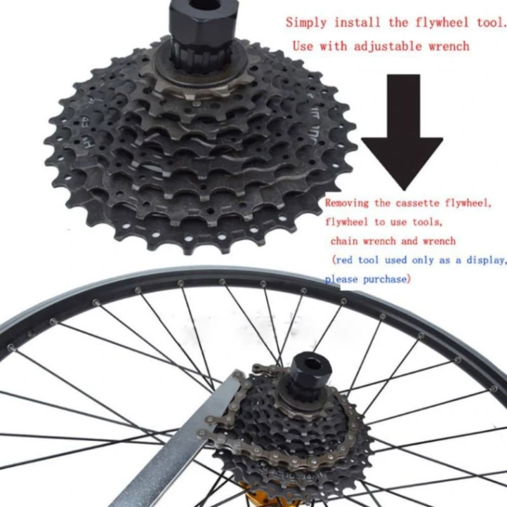 BicycleMTB Mountain Bike Bicycle FlyWheel Freewheel Remover Maintenance Tool Basikal Freewheel Bukak thumbnail 2
