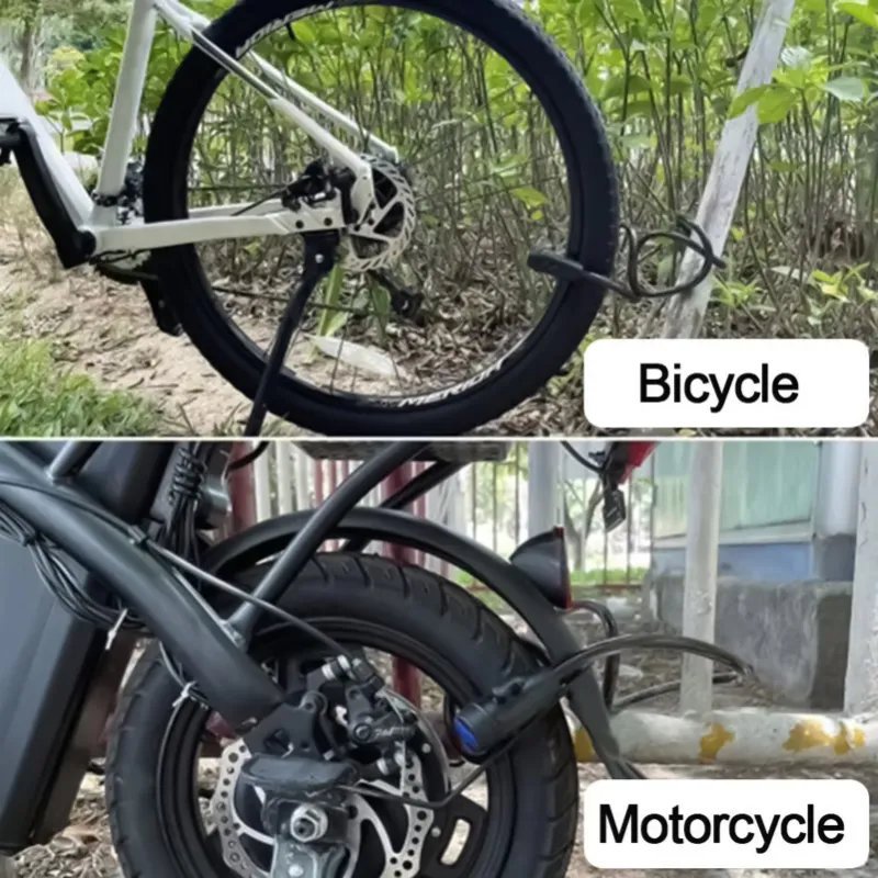Premium Mountain Bike Lock Universal Bicycle Anti-theft Steel Lock for Road Bike Mountain Bike thumbnail 2