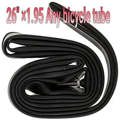 Bicycle Tube 26 1 95 Any Aluminium Steel Metal Mountain Bicycle Riksha Nojel Tube 26 Heavy Duty thumbnail 1