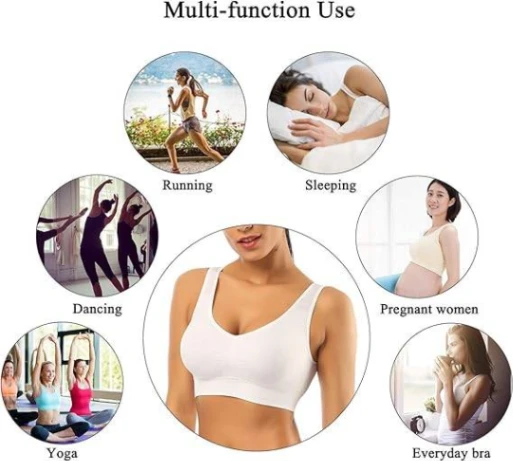 Joy Sports Bra for Women – Smooth and Comfortable Yoga Bra Without Pads thumbnail 6