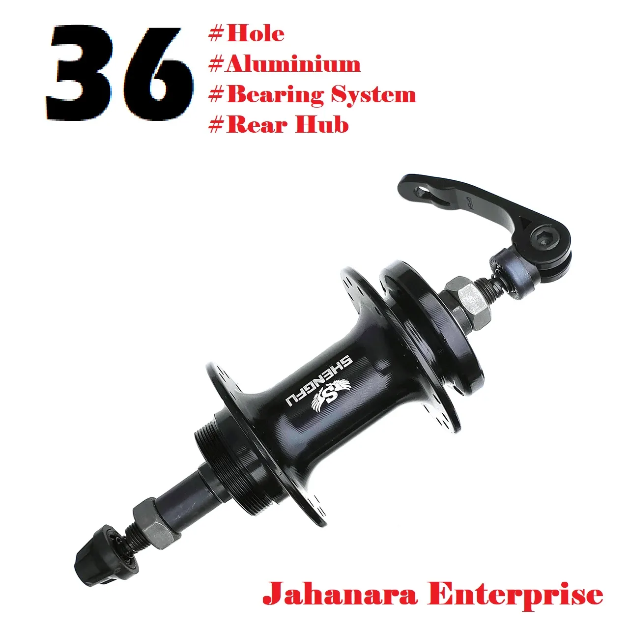 Bicycle Back Hub Bearing Axle Rear Hub 36 Hole 32 Hole Bicycle Rotary Hub Aluminum alloy Disc Brake Quick Release Bike Accessories Parts 1pc Bike 2