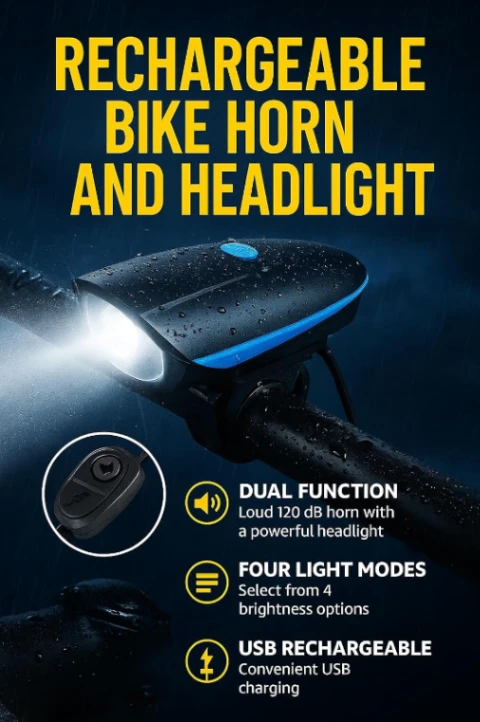 Electric Bike Horn 6 Sounds Super Loud Bicycle Handlebar Ring Bell Horn Bike Alarm Speaker Ultra Loud Speaker 1 Set Electric Bicycle Parts thumbnail 2