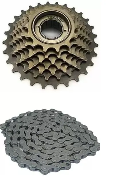 Bicycle 7S Freewheel 7 Speed Mountain MTB 14 28 Teeth 7S Chain Freewheel Chain thumbnail 3