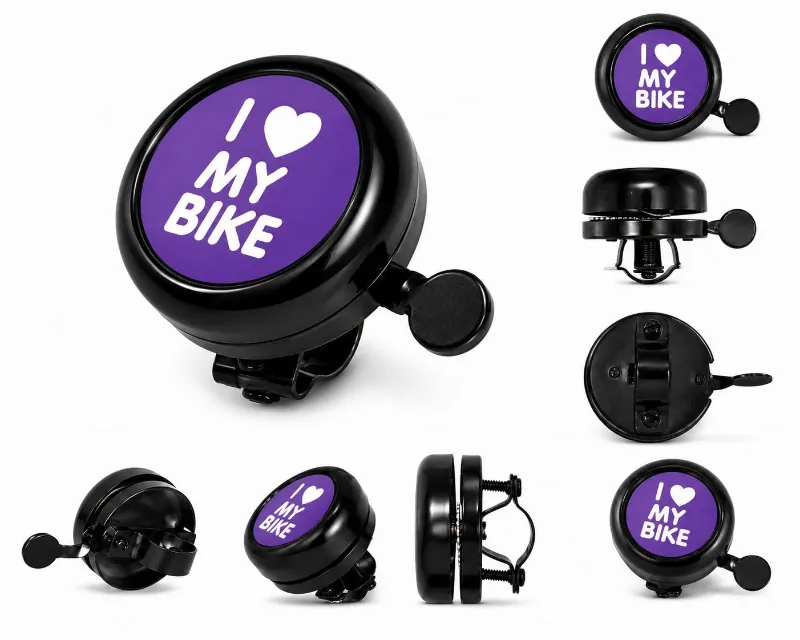Cycle Bell for Bicycle Ultra Loud Bike Horn Bell for Kids and Adults Metal Bicycle Handlebar Bell Easy Installation, Durable Cycle Accessories for Boys and Girls (Mix Sticker) thumbnail 2