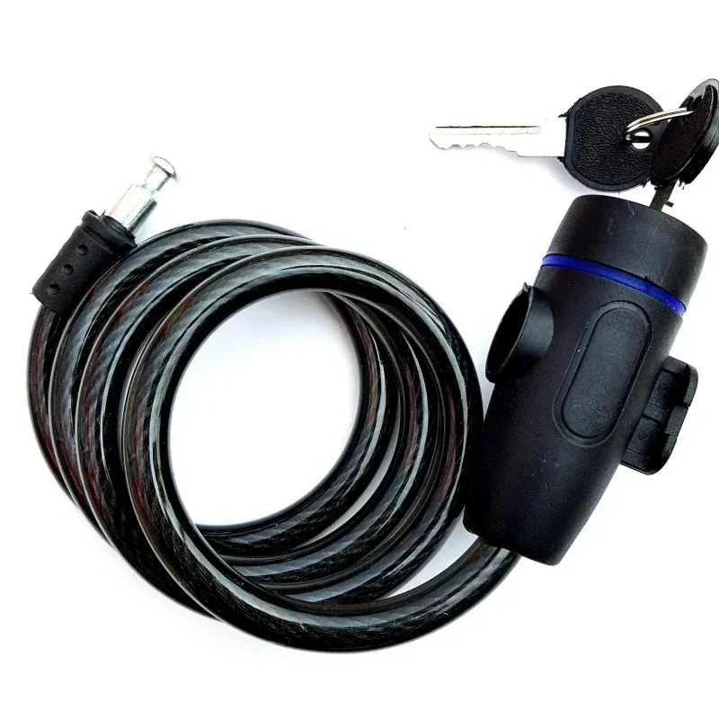 Heavy Duty Motorcycle Chain Lock Metal Anti Theft Bike Lock with 2 Keys for Maximum Security and Reinforcement of Bicycle 2