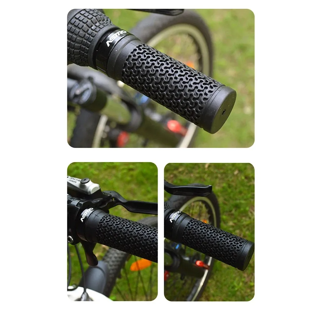 1 Pair Mountain Bicycle Handlebar Grip Long Shift Bike Handle Grips Folding Bike Rubber Non slip Grip Cycling Accessories thumbnail 3