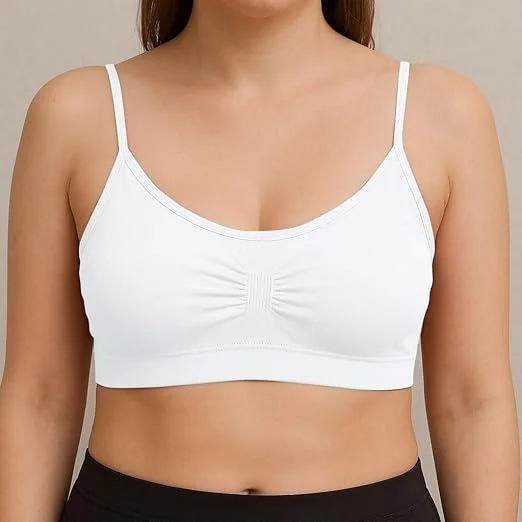 Sana Women's Seamless Padded Wirefree Comfort Bra 4