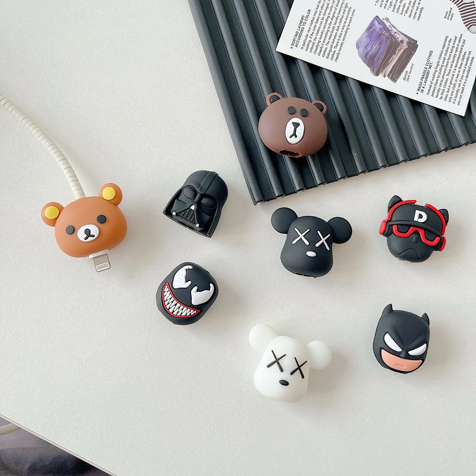 3D Cute Cartoon Designs Protective Case-2Pcs thumbnail 6