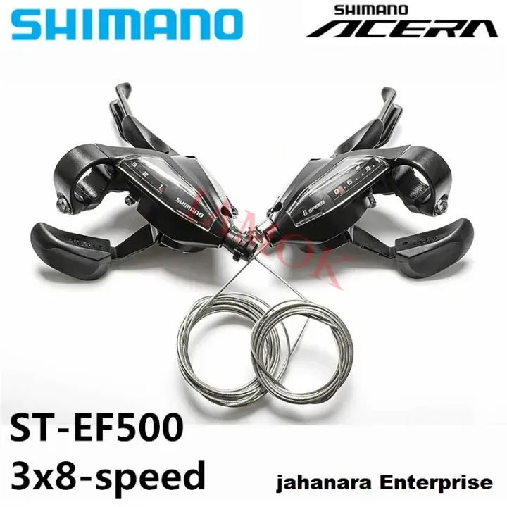 Shimano ST-EF500 Mountain Bike Shifter Brake Lever 3x8 Speed thumbnail 1