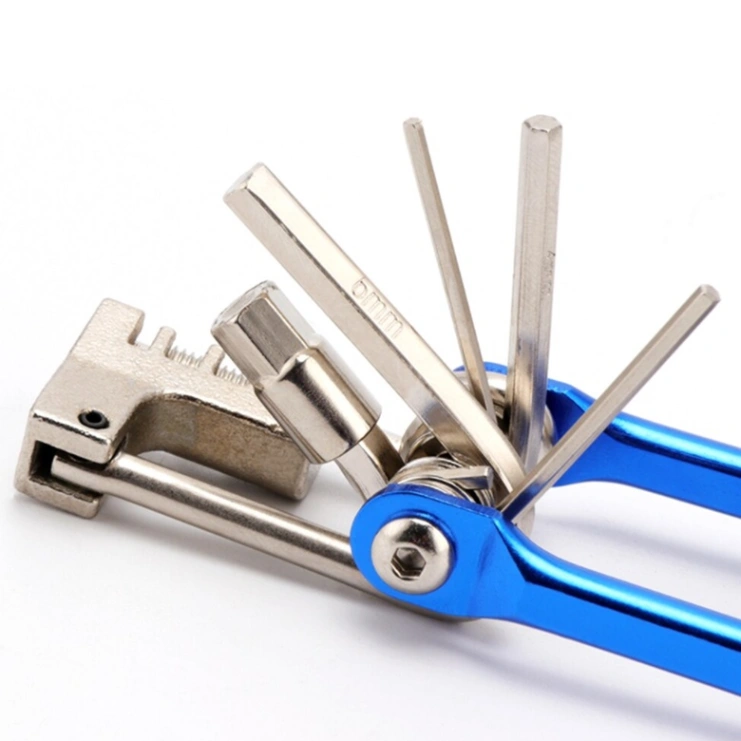 16 Function Cycle Tool Kit Multi Purpose Mountain Bike Bicycle Repair Tool Kit Allen Key Wrench thumbnail 3
