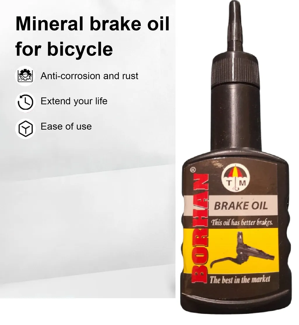 Bicycle Brake Fluid 60ml Mineral Oil for Brake Systems Leak Proof Bicycle Brake Oil MTB Road Bike Hydraulic Disc Brakes thumbnail 1