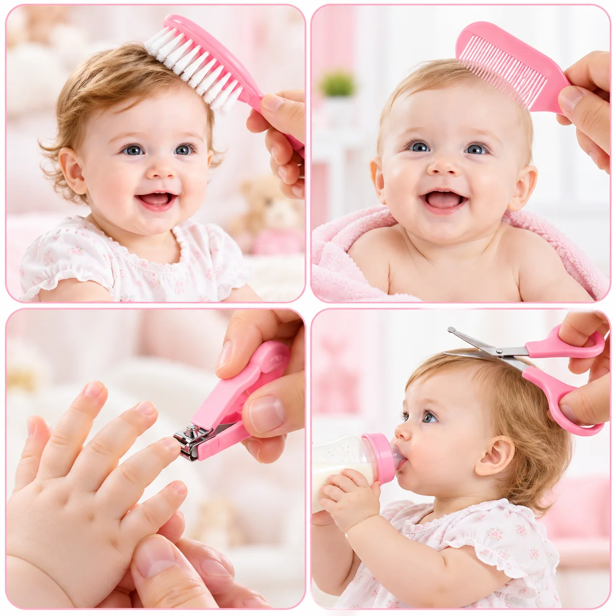 Baby Care Kit -10pcs, Newborn Baby Care Accessories ,Portable Baby Care Kit Nursing Baby 3