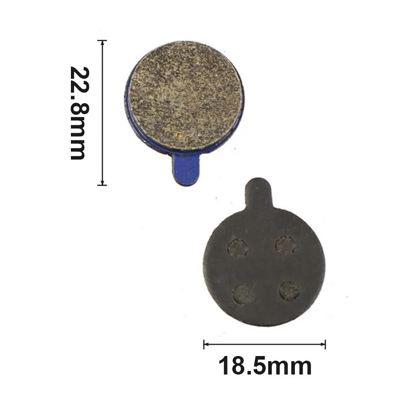 Bicycle Brake Pads Bicycle Disc Brake Pads Black Brake Disc Rotor High Quality Resin Semi Metal Disc Brake Pads for Mountain Bike Accessories Part Bike Brake Pads Round 1