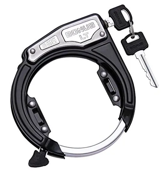 Bicycle Frame Lock Body Lock Bonus LT 666 Side Key Cycle Lock Bicycle Accessories thumbnail 1