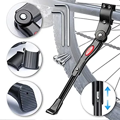 Bicycle Stand Side Kick Aluminium Malaysia Adjustable Alloy Stand Bicycle Accessories thumbnail 2