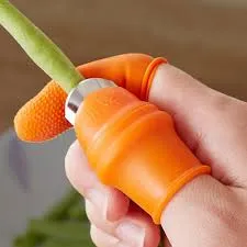 Silicone Thumb cutter + 5 Pieces Finger Protector Cutting Gears Vegetable Picking Nipping Plant Leaf Scissors Garden Gloves thumbnail 6