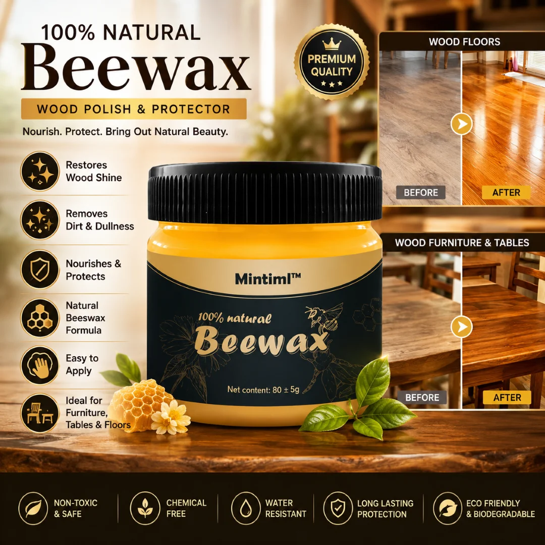 Beewax Wood Polish Polisher Polishing Compound Wax Floor Seasoning Furniture thumbnail 4