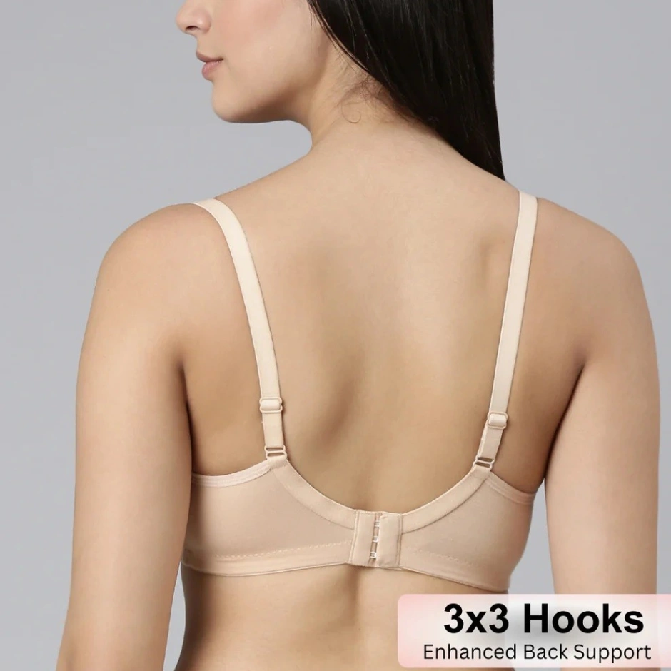 Breastfeeding Bra, Maternity & Nursing Bra, Women's Cotton Non Padded Bra thumbnail 4