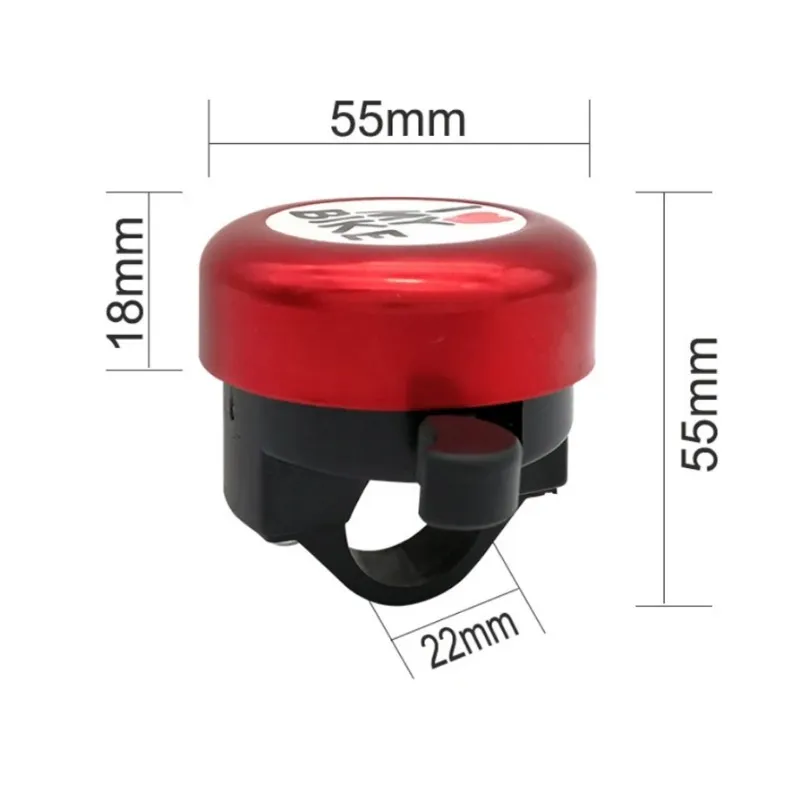 Cute Bicycle Handlebar Bell Loud Sound Alarm Warning Mini Kids Bike Horn Bells Cycling Ring Children Women Men Bike Accessories 2