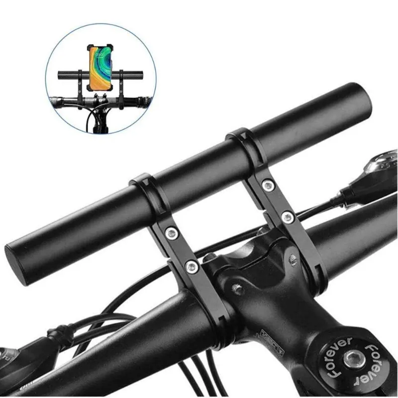 Bicycle Handlebar Extension Mount Bike Bracket Extender Holder Handle Bar 20cm thumbnail 1