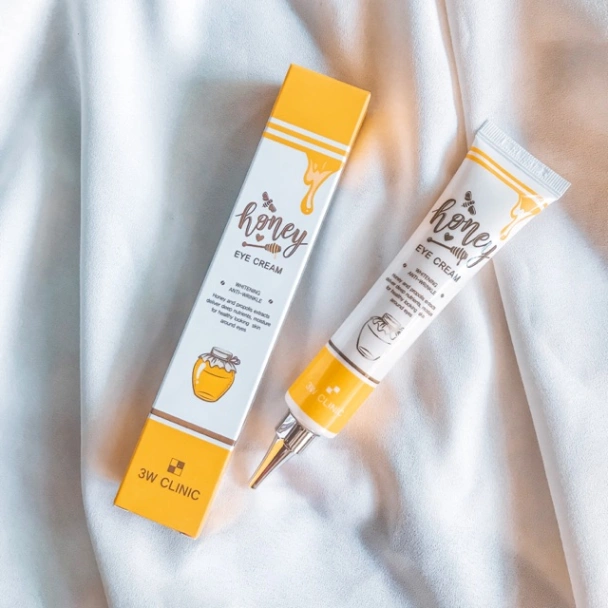 3W Clinic Honey Eye Cream for Dark Circles Puffiness And Fine Lines 40 Ml 2