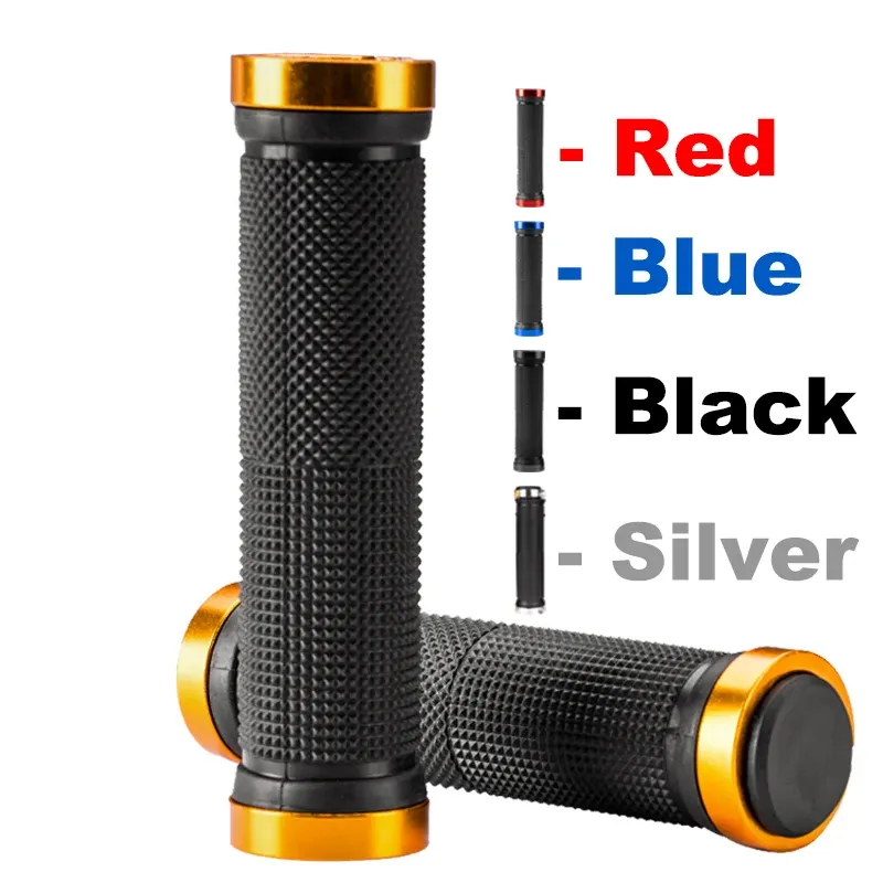 Pair Cycling Lock on Anti Slip Bicycle Handlebar Handle Grips for MTB BMX thumbnail 4