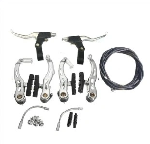 Bicycle V Brake MTB,Cable Wire and Break Lever Full Set 4