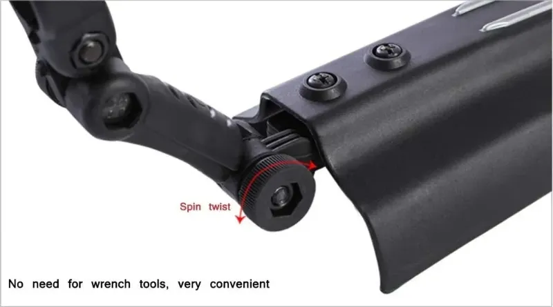 3pcs Black  mudguard For Bicycle thumbnail 3