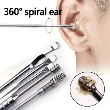 6PCS Ear Pick Set Portable Ear Cleaner Set Stainless Steel With Lather Case 26 Ratings1 Answered Questions thumbnail 2