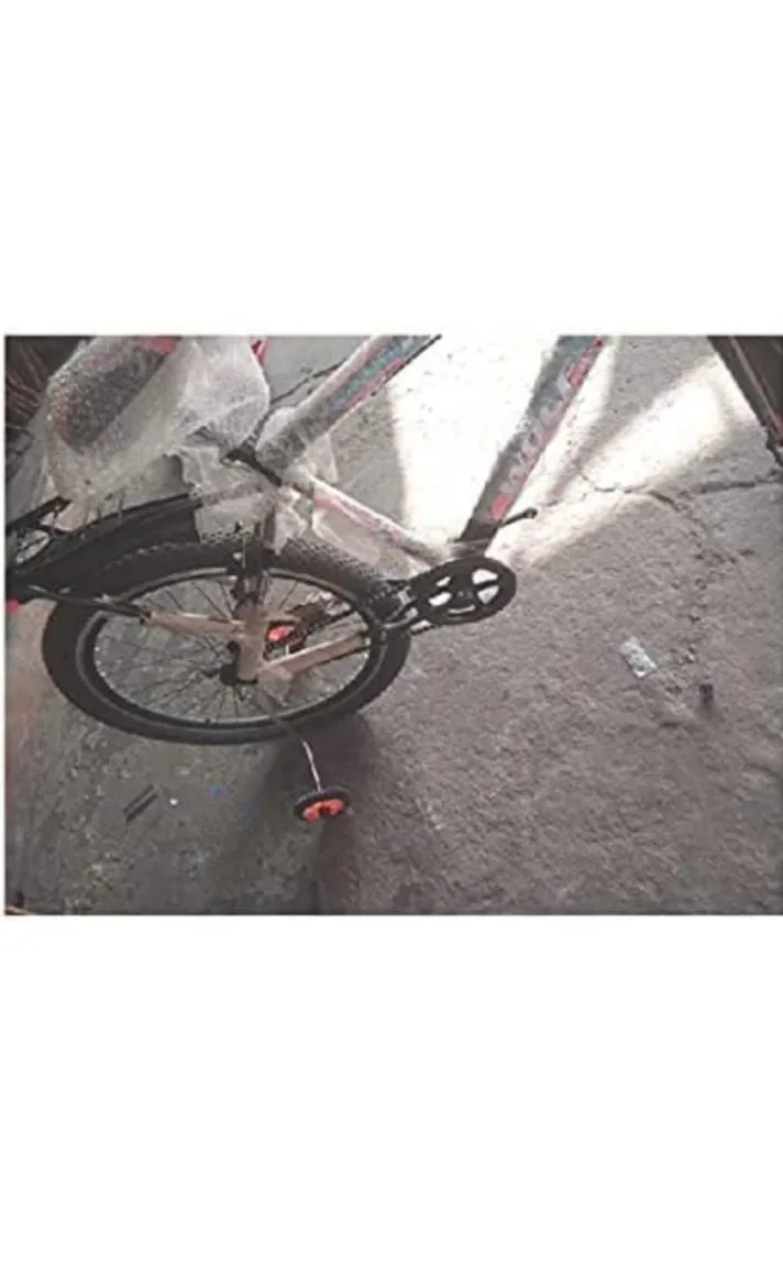 Cycle Side Supporter Wheel Set for 20 inch Bicycle Plastic and Steel Bicycles Side Supporter for Adult Bicycle 1