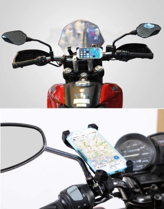 Bike Mobile Holder for All Bike and Bicycle Multi Angle Adjustable and 360 Degree Rotation Handle Grip 1