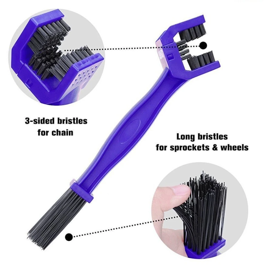 Multipurpose Cycle Motorcycle Bike Chain Cleaner Brush Assorted Colour thumbnail 2