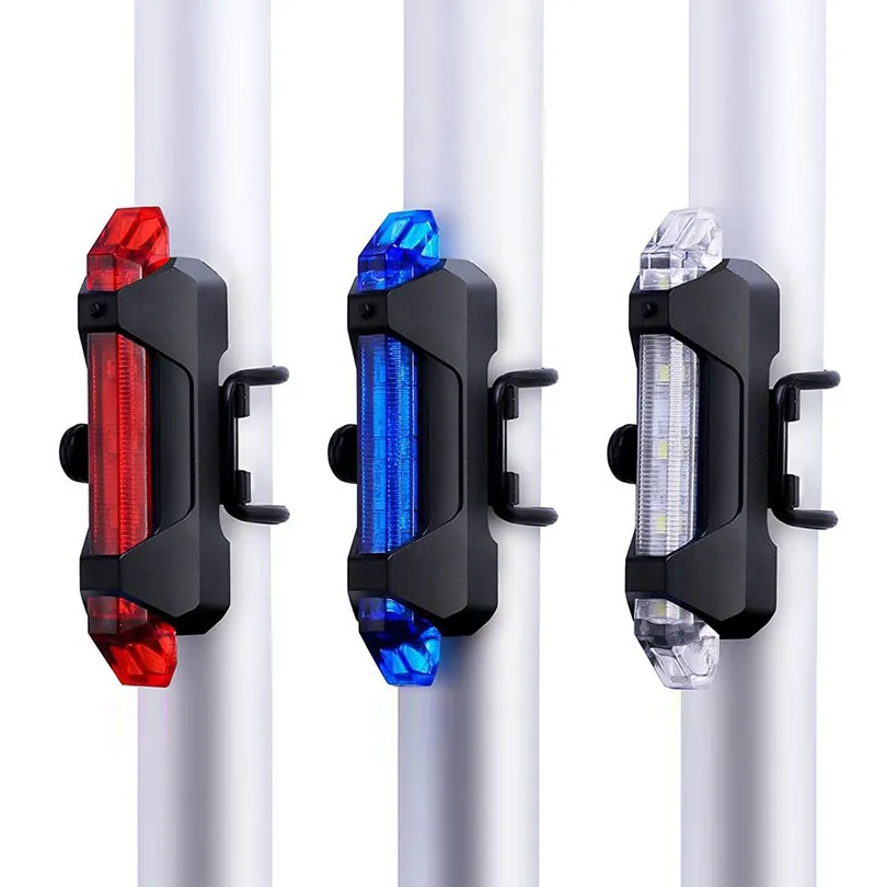 Bike Tailite USB Rechargeable LED Protection Alert Lights Waterproof Portable Mountain Road Bike Cycling Rear Lights Cycle Accessories cycle light 1