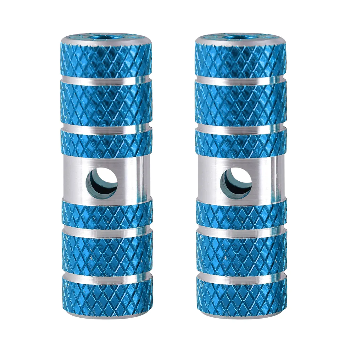 One Pair Aluminum Alloy Bike Cylinder Seat Axle Stunt Pegs for Mountain Bike 2pc peg stunt stunt pedal 1