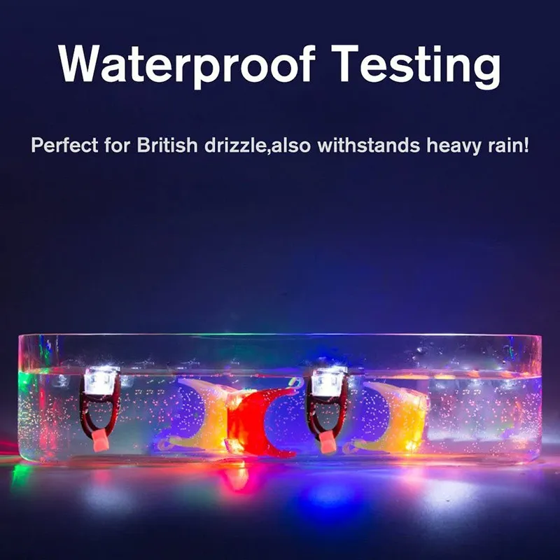 Bicycle Safety Light Cycling Bike MTB lampu Lajak 3 Mode 2pc Frog Strobe Tail Rear Light Warning Light Lampu Basikal thumbnail 3