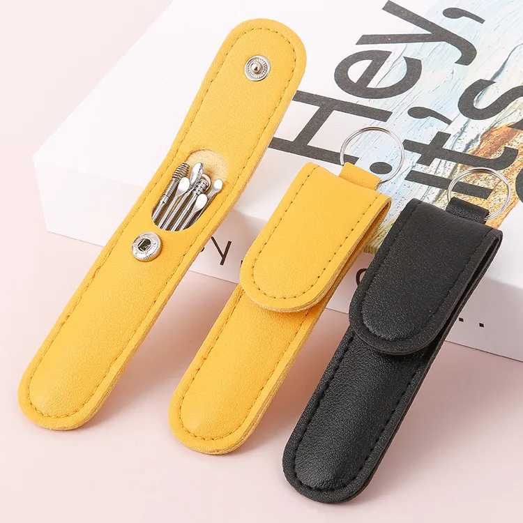 6PCS Ear Pick Set Portable Ear Cleaner Set Stainless Steel With Lather Case 26 Ratings1 Answered Questions thumbnail 5