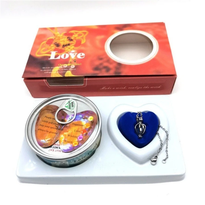 Love Wish Pearl Pendant Necklace Gift Box thumbnail 4
