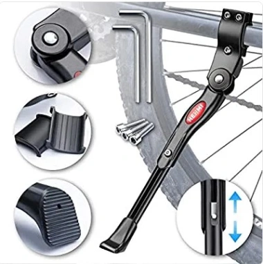 Bicycle Stand Side Kick Aluminium Malaysia Adjustable Alloy Stand Bicycle Accessories 2