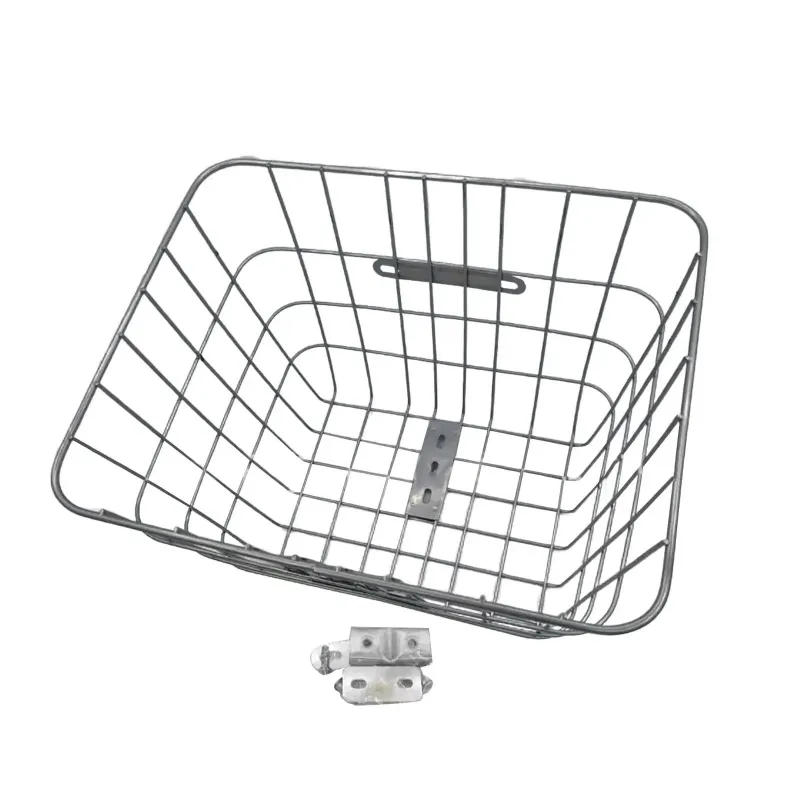 Bicycle Basket Iron Frame bicycle Accessories 1 pc thumbnail 2