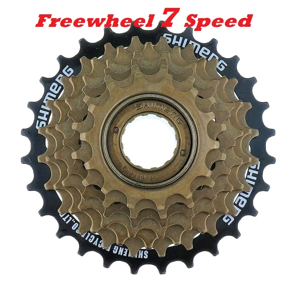Bicycle Freewheel 7 Speed Mountain Bike Replacement Accessory BicycleAccessories Heavy Duty Free thumbnail 1