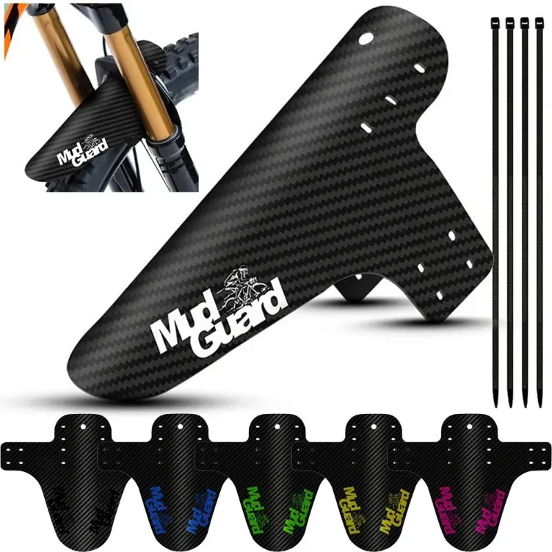 2-Piece Bicycle Fender Portable Road Mountain Bike Mud Guard Bike Front Rear Wheel Mudguard Ultralight MTB Fender thumbnail 1