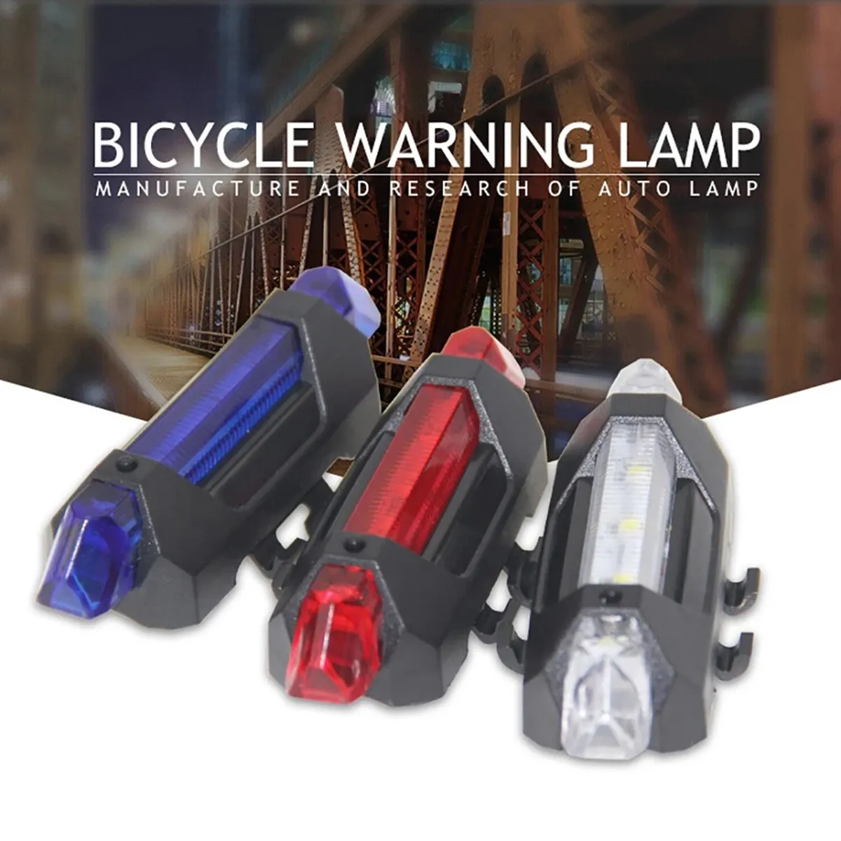 Waterproof Bike Light Bicycle LED Rear Tail Light USB Charging Seatpost Light Safety Warning Lamp MTB Light Bicycle Accessories 1