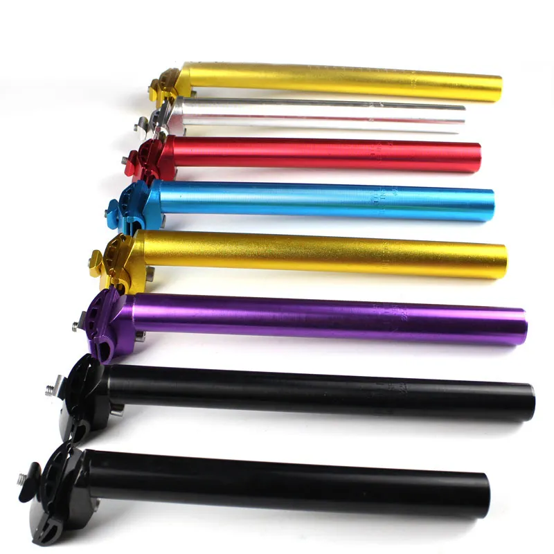 Aluminum Alloy Bike Seatpost 27 2 Lengthened Seat Posts Tube Extra Long Seat Post for MTB Mountain Road Bicycle Black 1