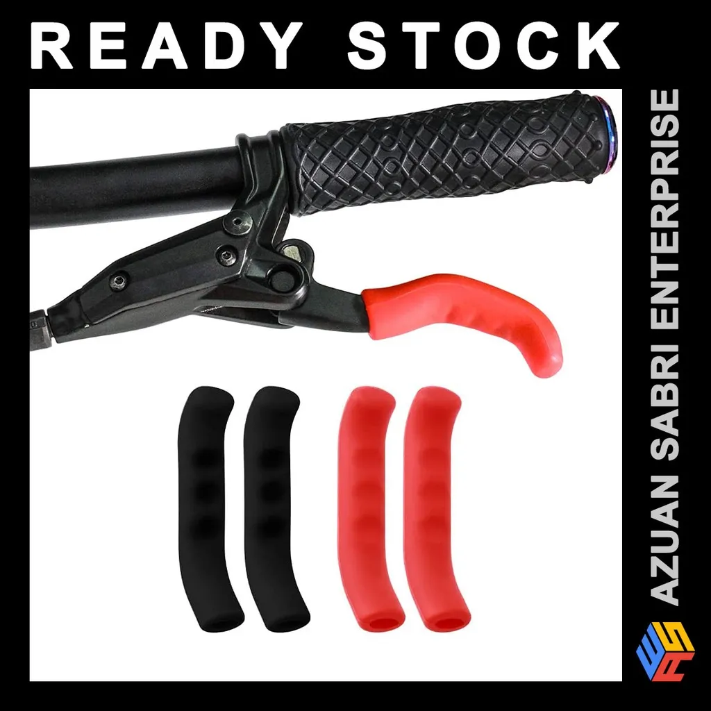 1 Pair Bicycle Brake Lever Silicone Grip Sleeve Protector for Cycling MTB Bike thumbnail 2
